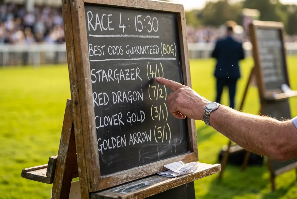 Best odds guaranteed explained for UK horse racing punters comparing bookmaker BOG policies